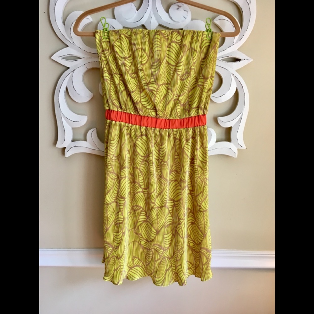 Yellow Sundress w/ Orange  *like new*